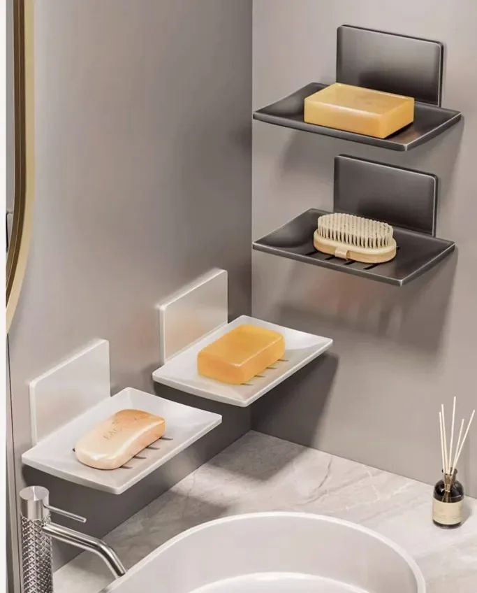 Wall Mounted Aluminum Bathroom Soap Dish