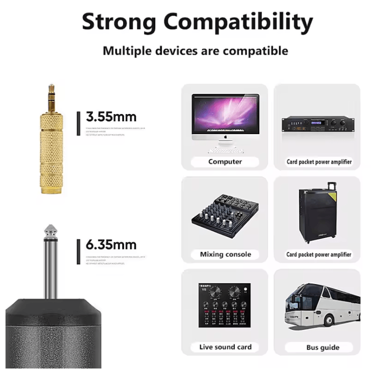 ClearVoice Pro Wireless Microphone System with Headset and Lavalier Mic