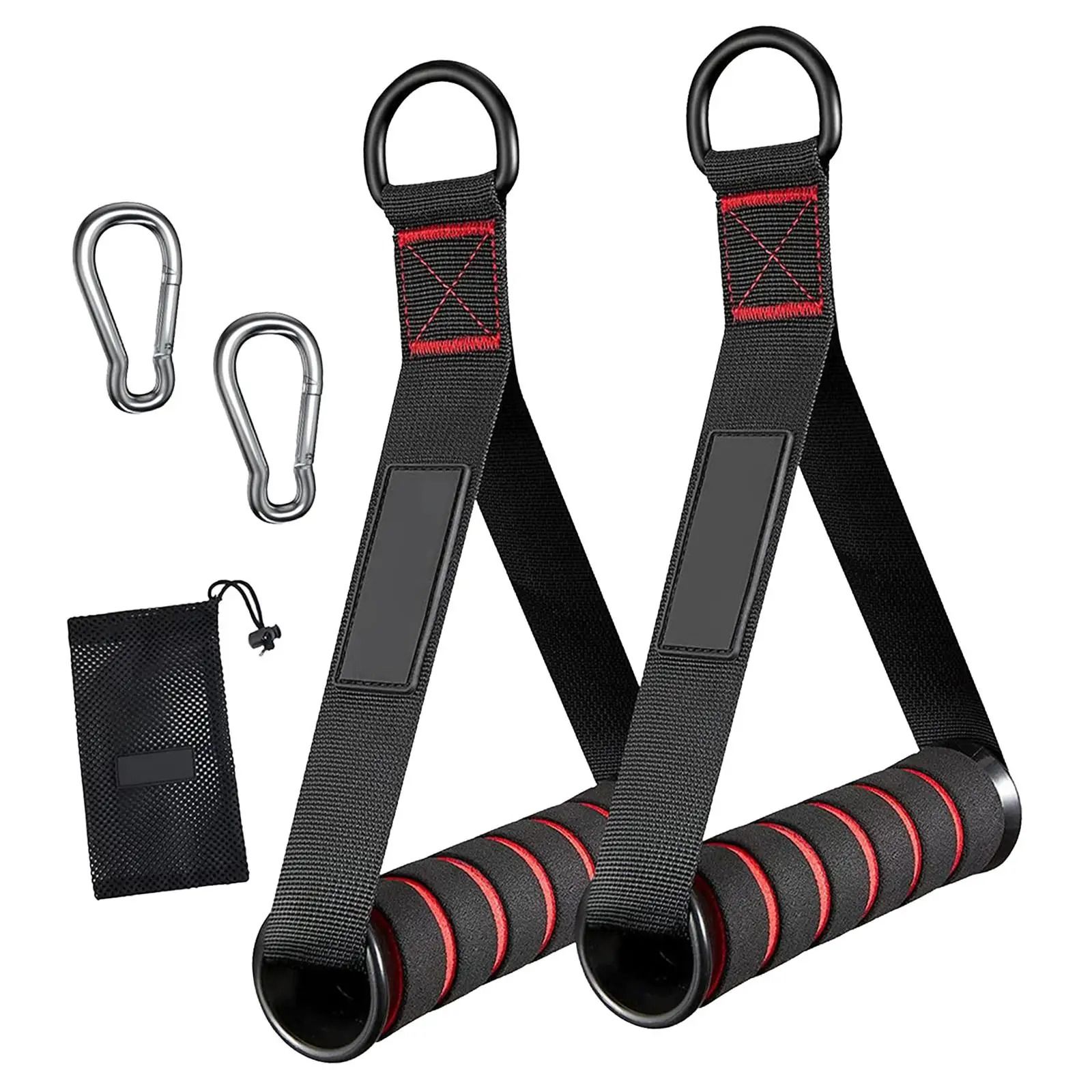 Exercise Handles Resistance Band Handle Set for Cable Machine and Pulley System