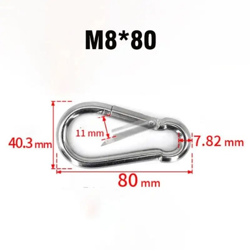 Stainless Steel Quick Link Spring Hook
