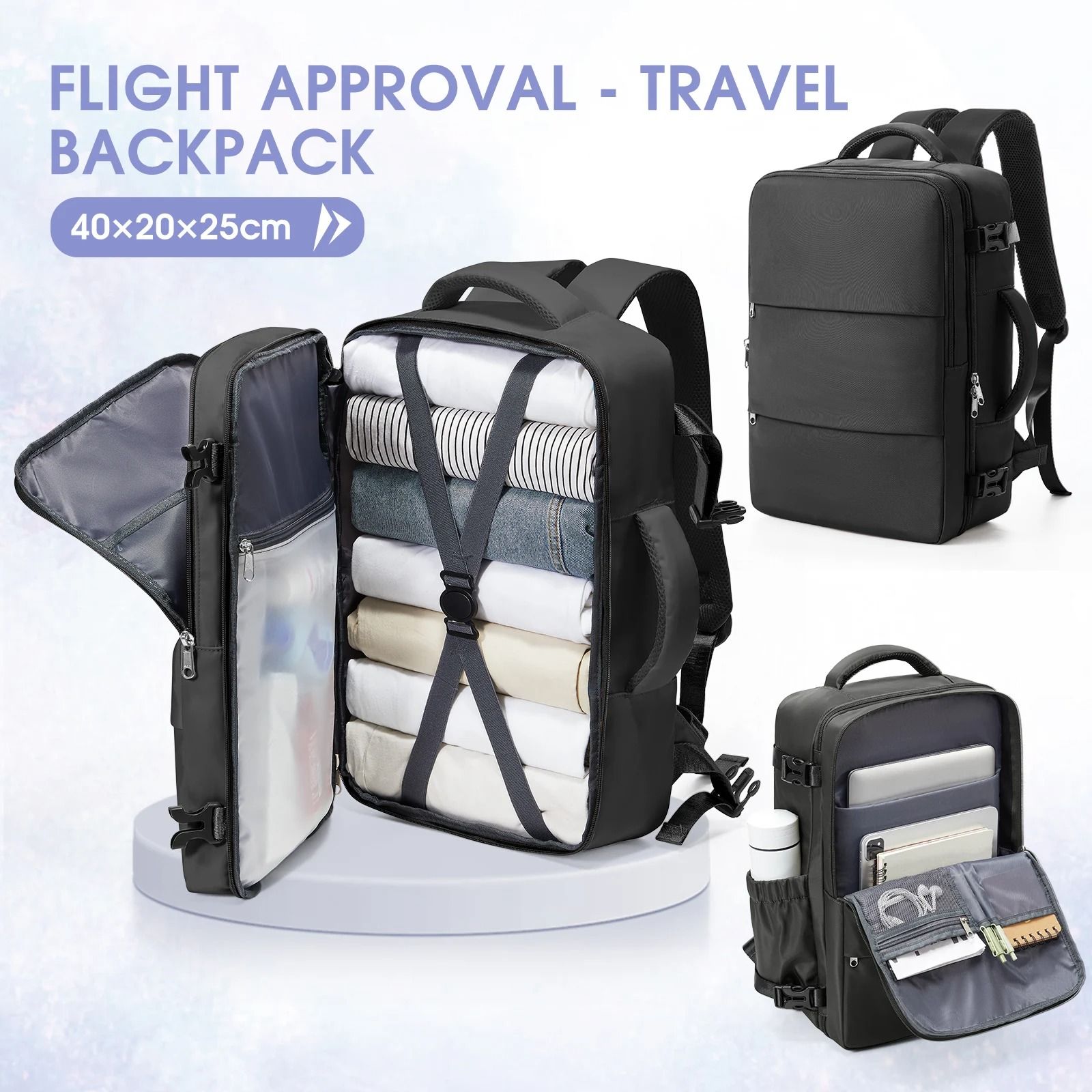Waterproof Travel Laptop Backpack