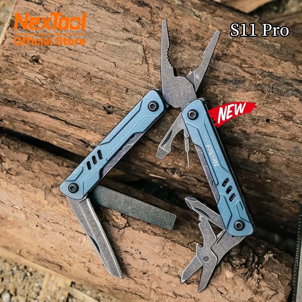 NexTool S11 Pro 12-In-1 Mini Sailor Pocket Multi-Tool with Pliers
