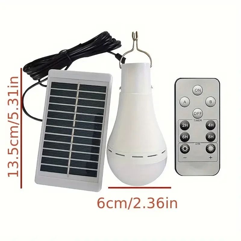 7W/9W LED Solar Emergency Light | Remote Controlled Waterproof Outdoor Camping & Hiking Lantern