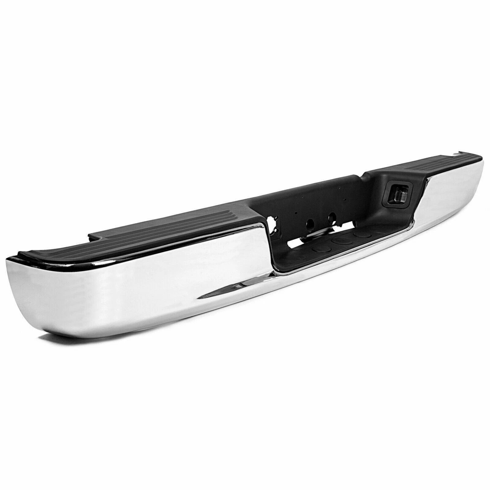 04-08 Dodge RAM 1500 2500 3500 HD Chrome Rear Step Bumper Assembly Heavy-Duty Steel Replacement