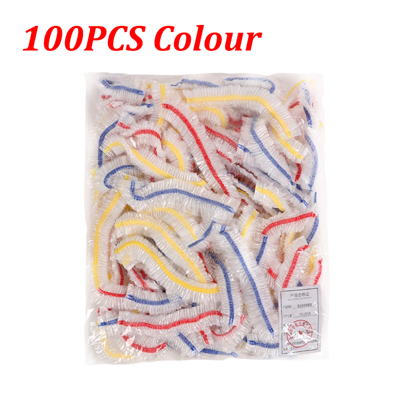 Disposable Food Lids, Elastic Plastic Wrap, Food Grade Covers, Bowls Caps, Food Fresh Saver, Shoe Cover, Shower Headgear