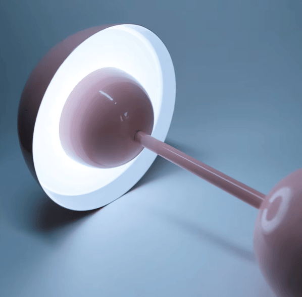 Minimalist LED Bedside Table Lamp Flower Bud Desk Light for Bedroom and Office