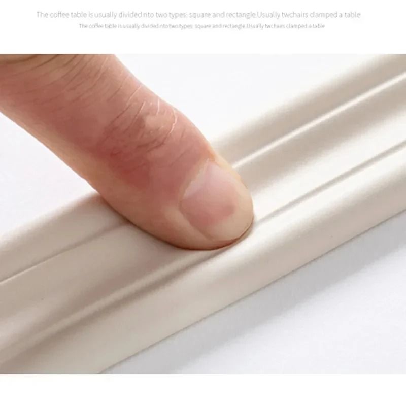 FlexEdge Self Adhesive Wall Trim Strip 5M Soft Skirting and Tile Edge Molding