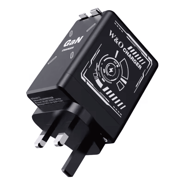VoltMini GaN Fast Charging Adapter with Retractable Cable & Multi-Protection