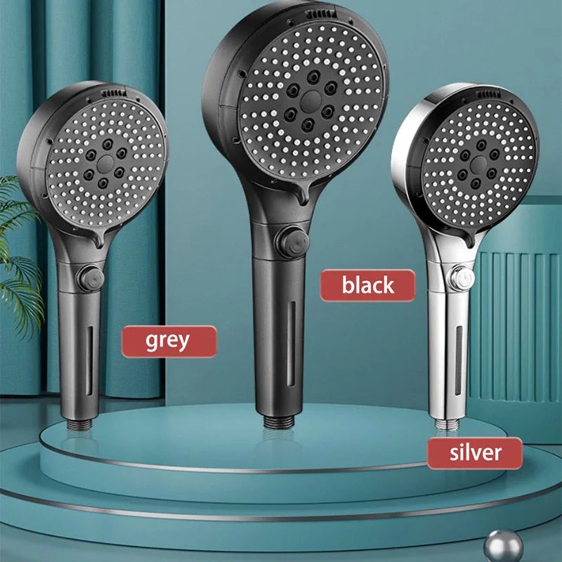 High Pressure Shower Head 6 Mode Adjustable Multifunction Handheld