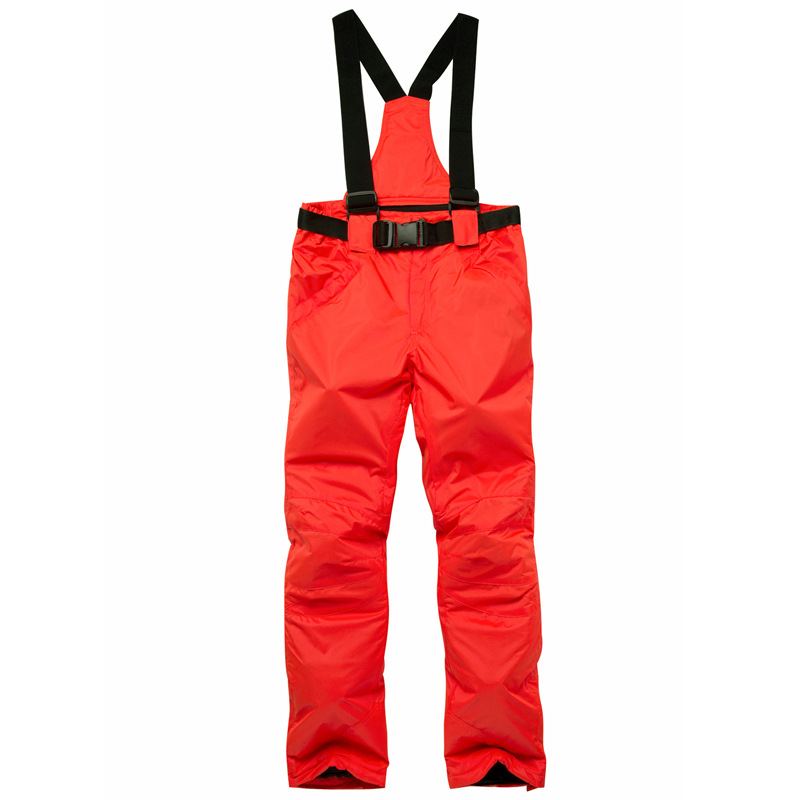 Thick Warm Snowboard Pants, Windproof Waterproof Skiing Trousers for Men and Women, with Suspenders