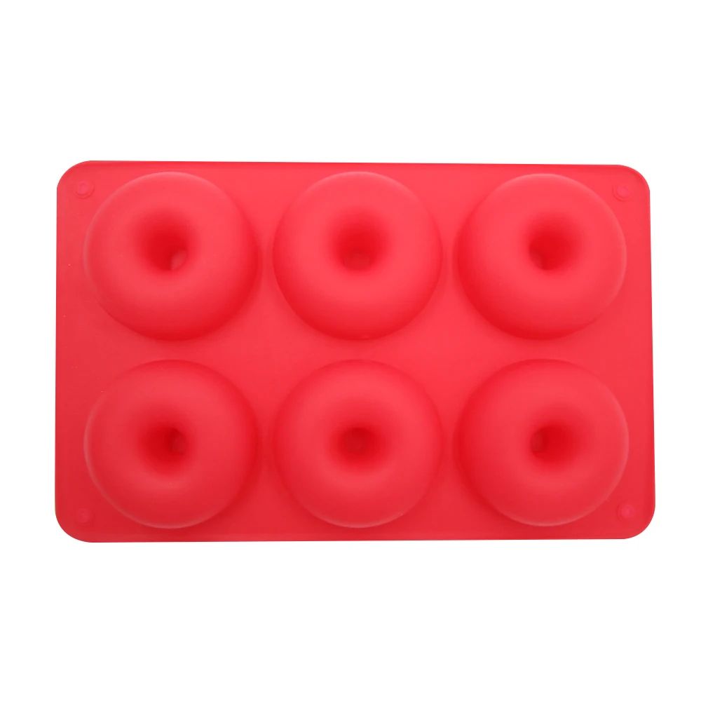 Premium 6-Cavity Silicone Donut & Baking Mold – Non-Stick Pastry, Cake & Dessert Pan