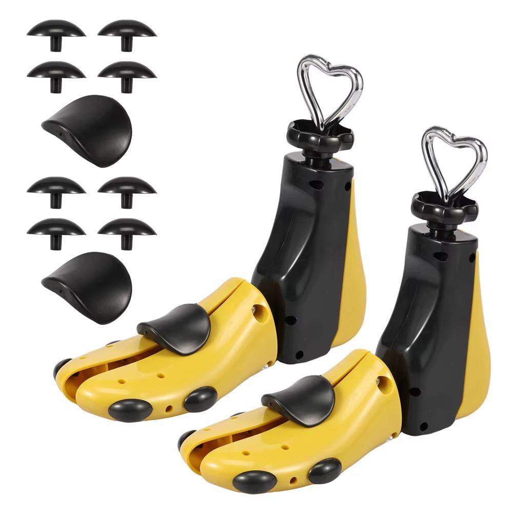 Universal Adjustable Shoe Stretcher and Boot Widener with Steel Shaft