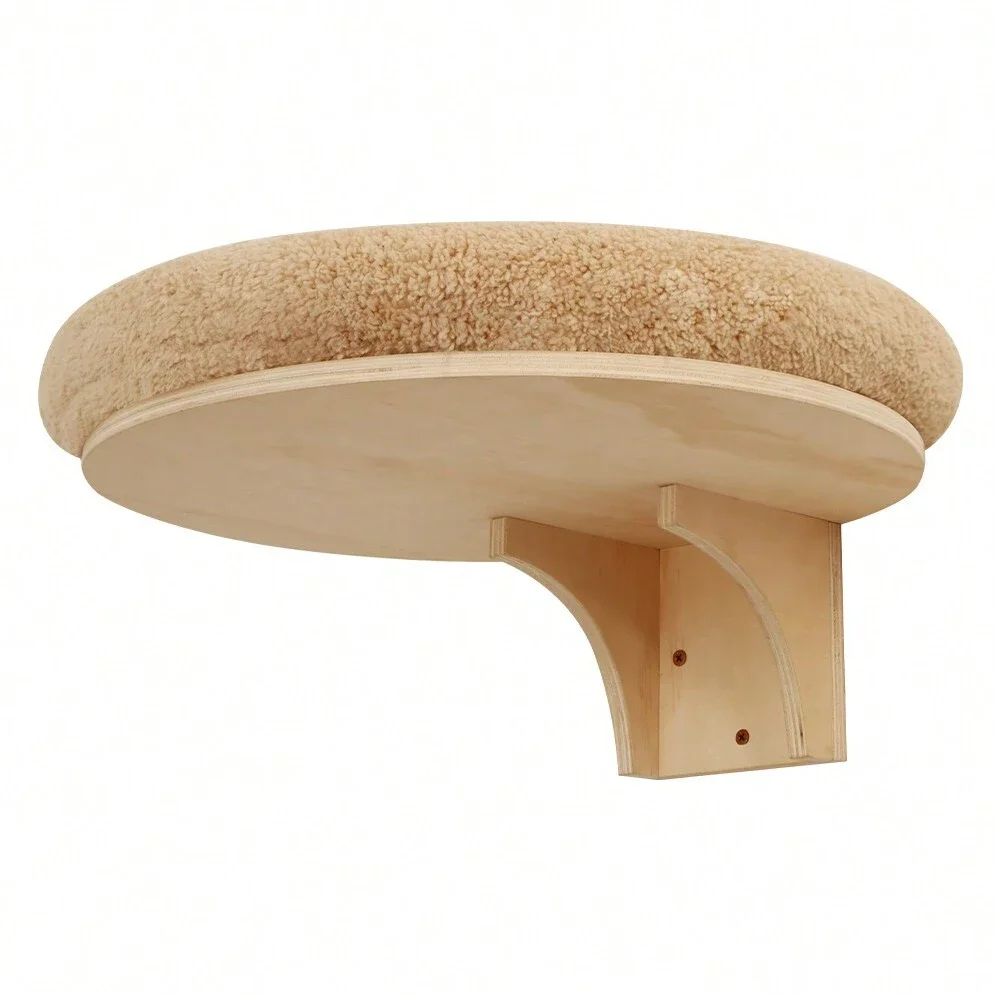 Wall Mounted Cat Climbing Ladder with Hammock