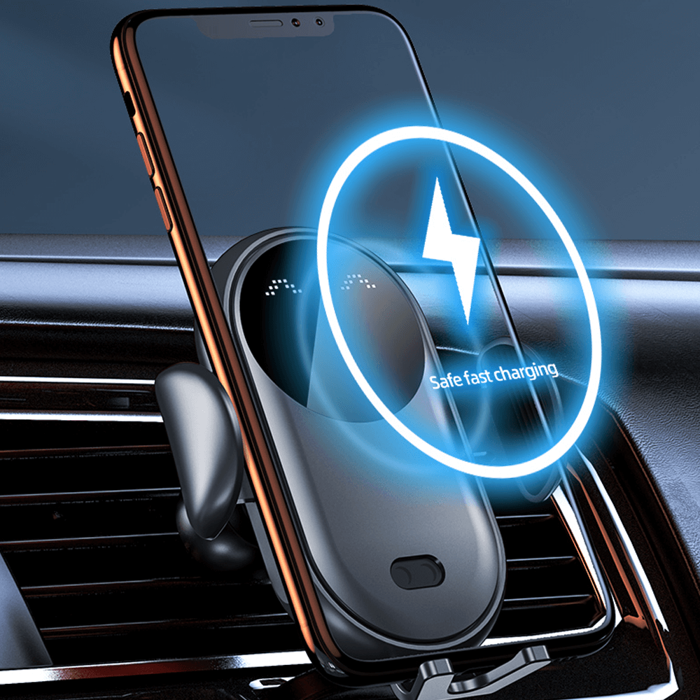 360° Rotating Car Wireless Charger Phone Holder