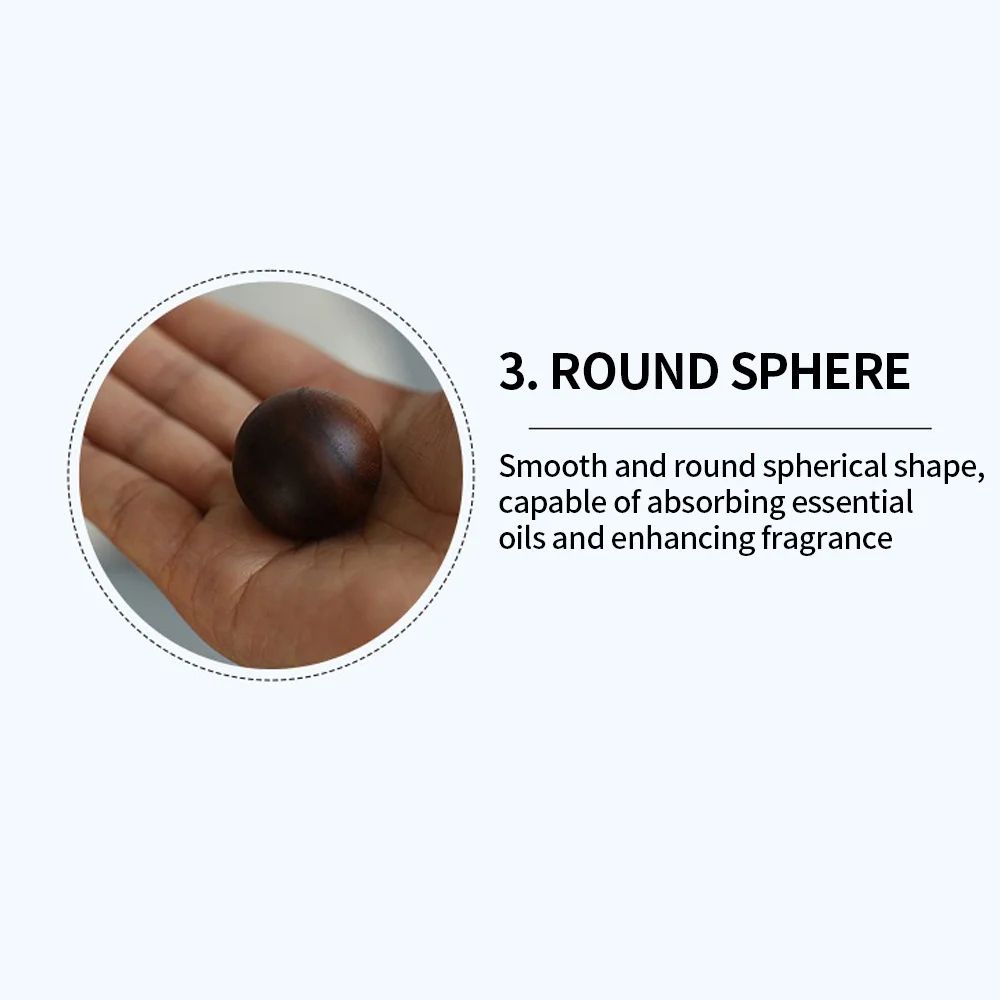 Natural Solid Wood Aromatherapy Diffuser Sphere