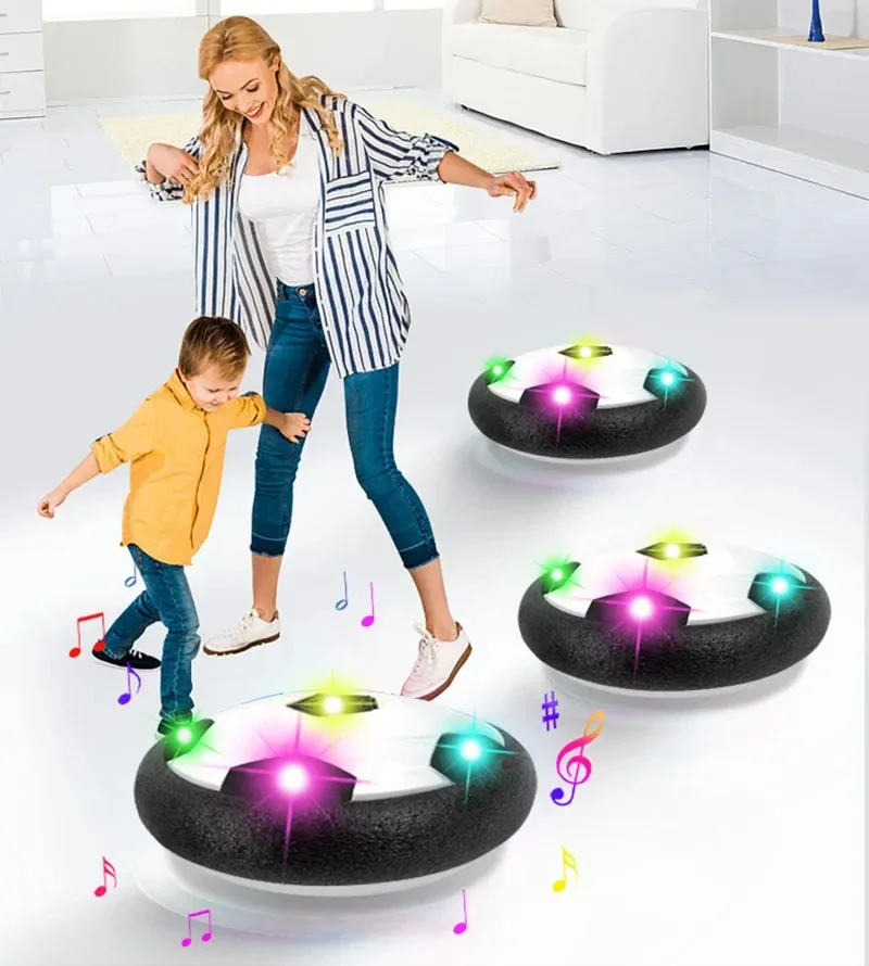 Electric Floating Football Hover Soccer Ball Toys for Kids with LED Light Music Soccer Ball Sport for Children Outdoor