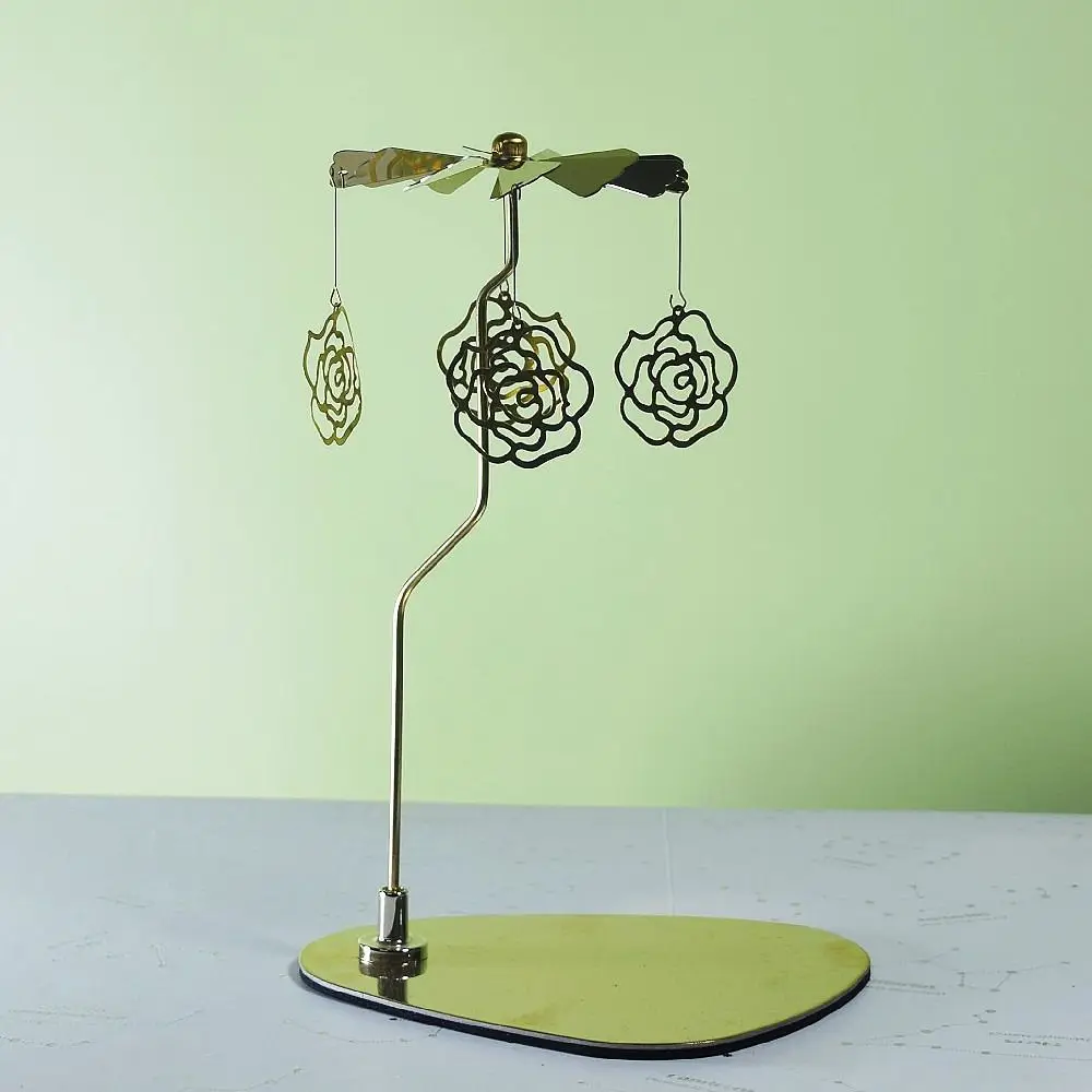 New Carousel Candle Spinner for Wedding Party Christmas Festival Home Office Decor Candle Holder