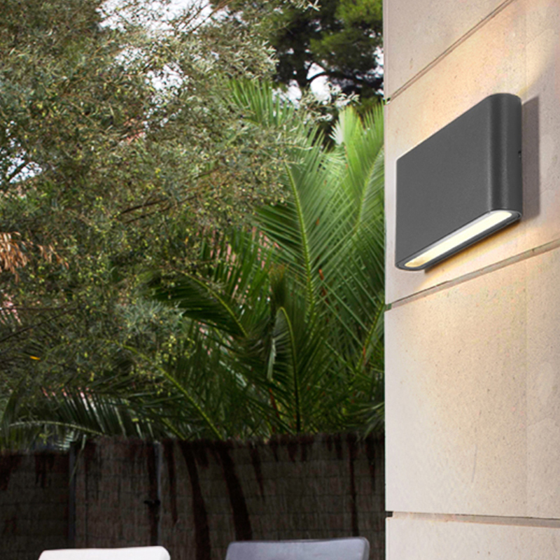 Waterproof LED Outdoor Wall Lamp, Aluminum Wall Sconce, Indoor Bedroom, Balcony Wall Light, Living Room Home Lighting
