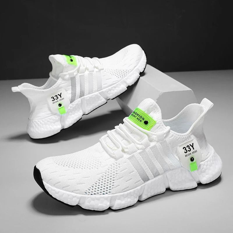 Mens Breathable Mesh Lightweight Walking and Running Sneakers