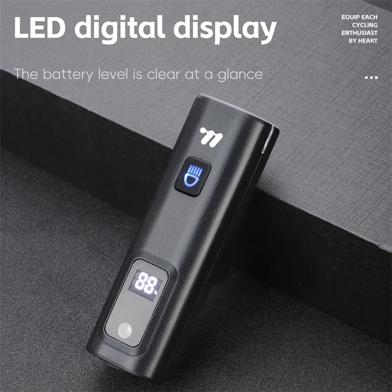Smart Light Sensing Bicycle Front Headlight 400 Lumen Rechargeable Bike Light