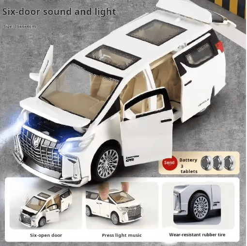 Diecast Emergency Vehicle Toy Set Sound and Light Police Ambulance & Fire Truck Models