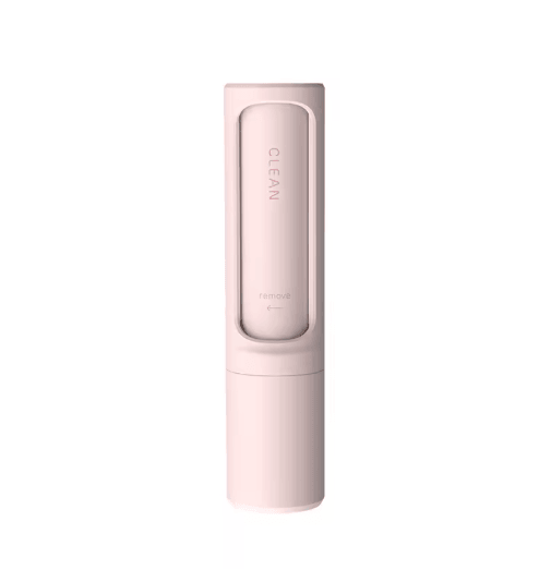 2-in-1 Reusable Pet Hair Remover Brush with Self Cleaning Lint Roller for Clothes & Furniture