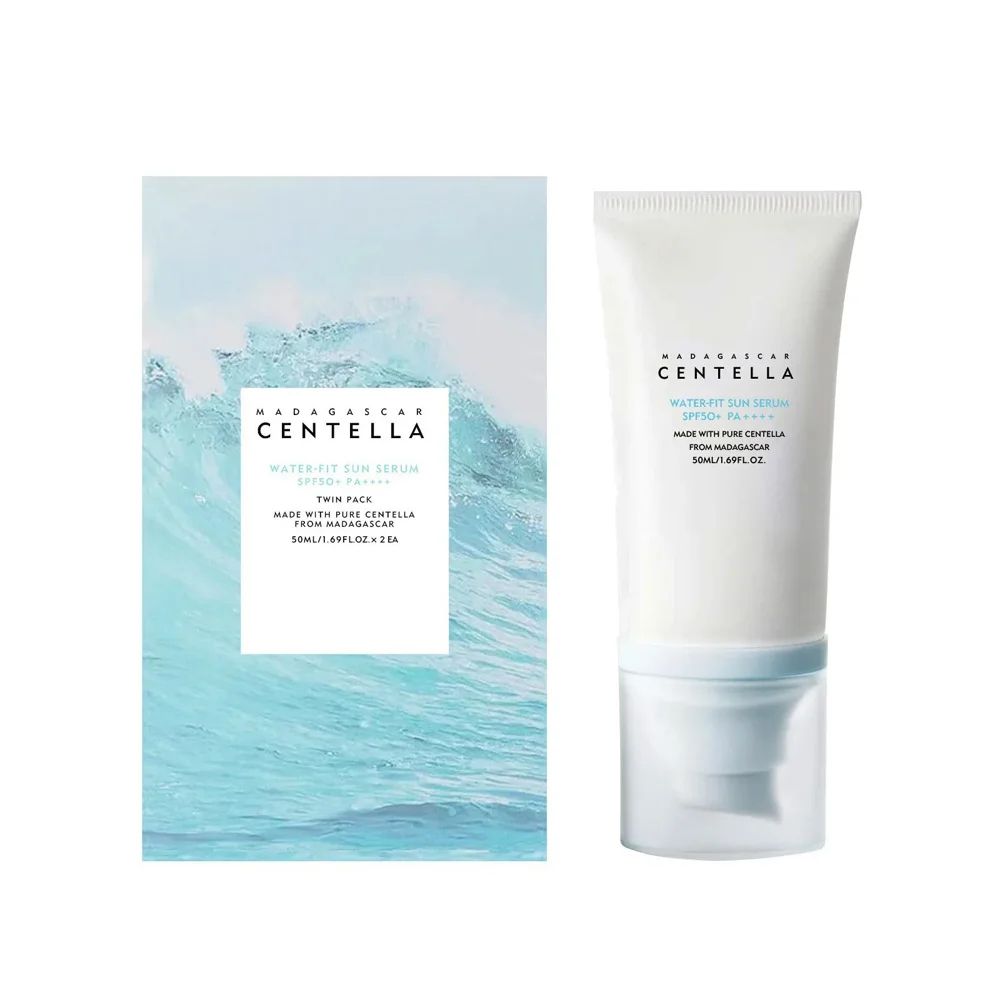 Centella SPF 50+ Facial Sunscreen Hydrating Korean Sunblock Brightening Moisturizing Cream