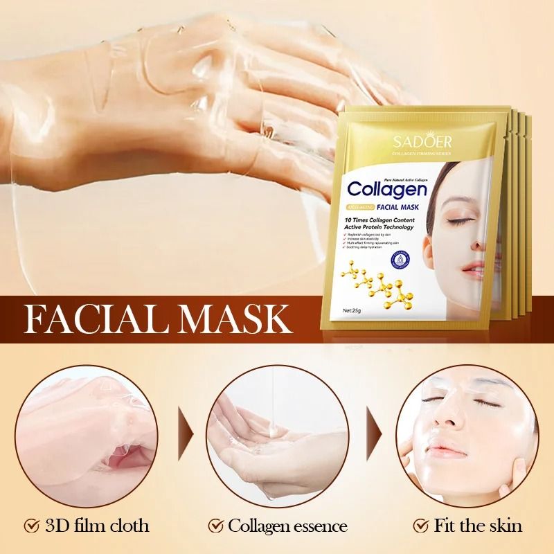 Collagen Facial Mask Anti Wrinkle Firming Hydrating Treatment