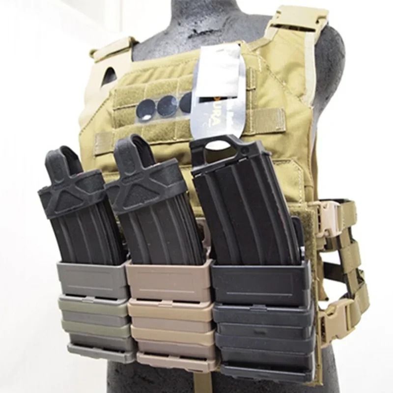 Polymer Magazine Pouch MOLLE Quick Reload Holder for 5.56 Ammunition