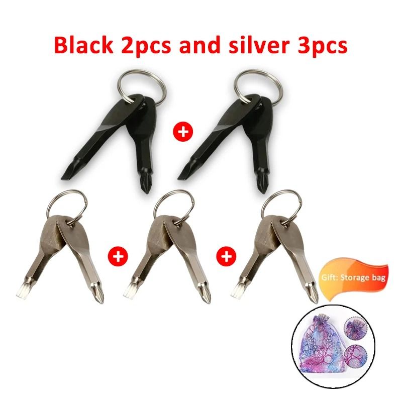 Multifunctional EDC Key Screwdriver | 60mm Self-Defense & Safety Interface