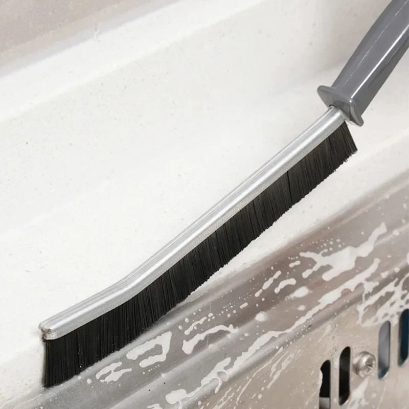 Hard Bristle grout cleaning brush for Tile Joints and Bathroom Corner Scrubbing