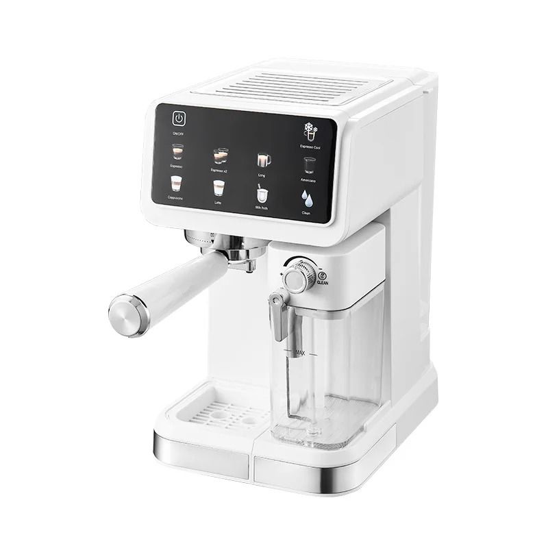 Italian Automatic Espresso Machine with Milk Frother High Pressure Coffee Maker