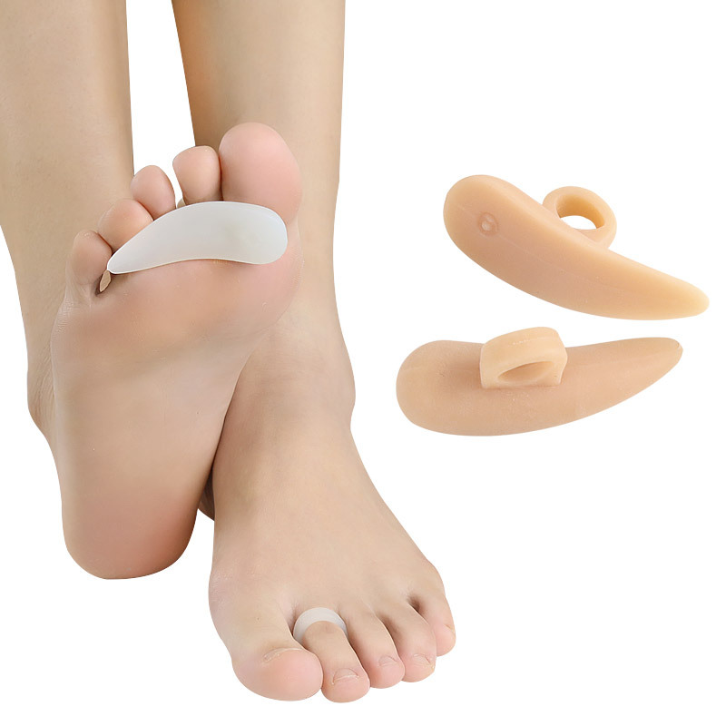 Feet Care Protector Gel Toe Orthopedic, Silicone Toe Separator Finger, Bunion Hallux Valgus Corrector, Pedicure Spacer