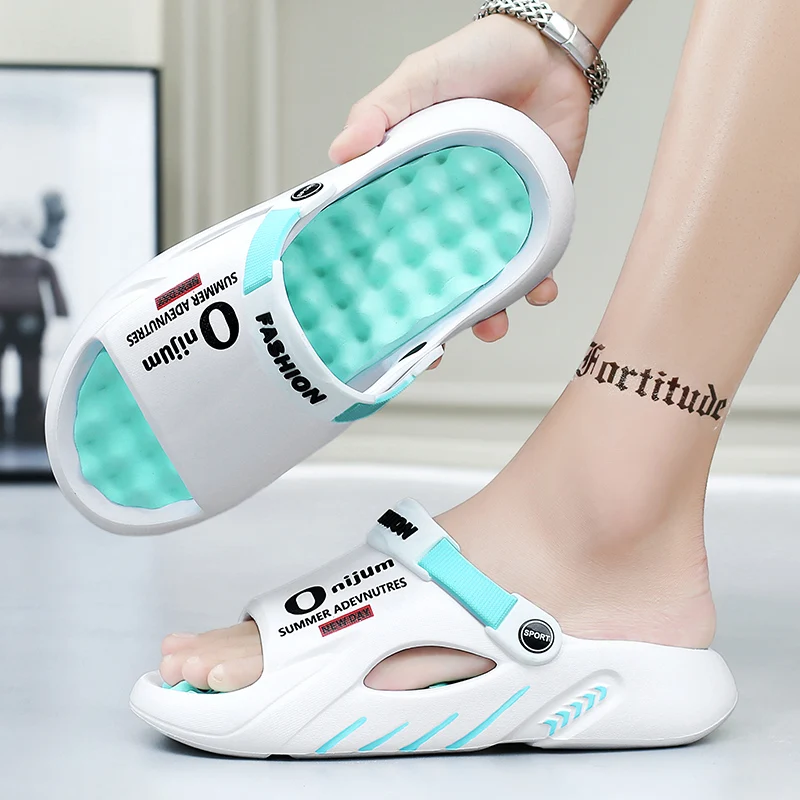 Men Slippers Hot Sale, Summer EVA Soft-soled Platform Slides, Walking Sandals, Beach Shoes, Outdoor Sneakers for Men