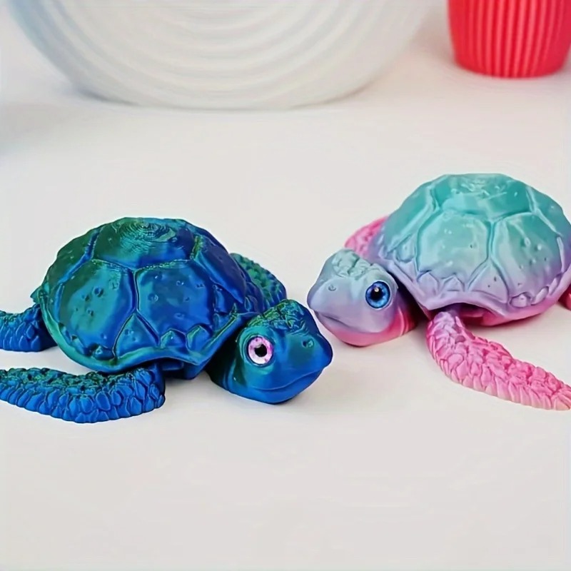 Home Decor Ornament Collection, Printed Turtle, Holiday Decoration for Halloween and Christmas