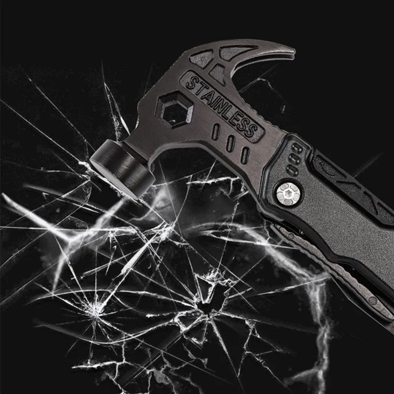 Outdoor Multi-Functional Folding Claw Hammer