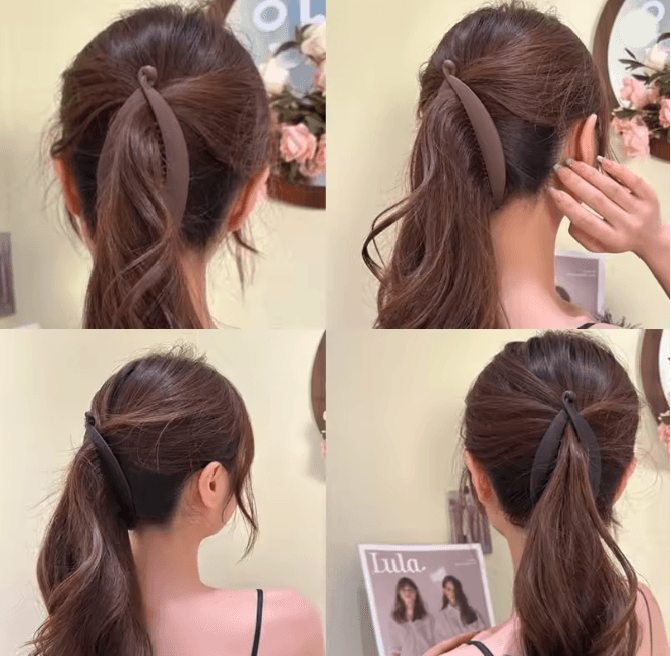 Matte Fish Shape Hair Claw Clip