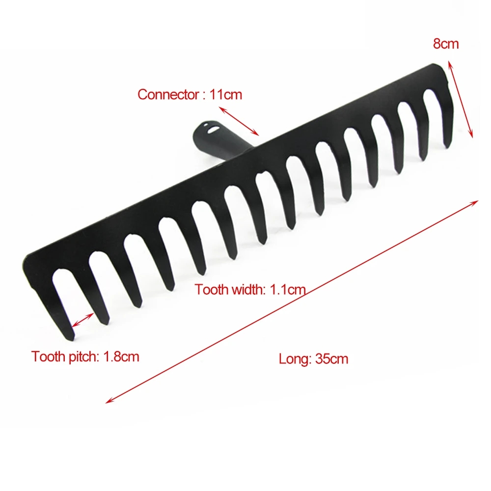 Garden Deciduous Rake, Pine Soil Rake, Agricultural Farm Gardening Tools