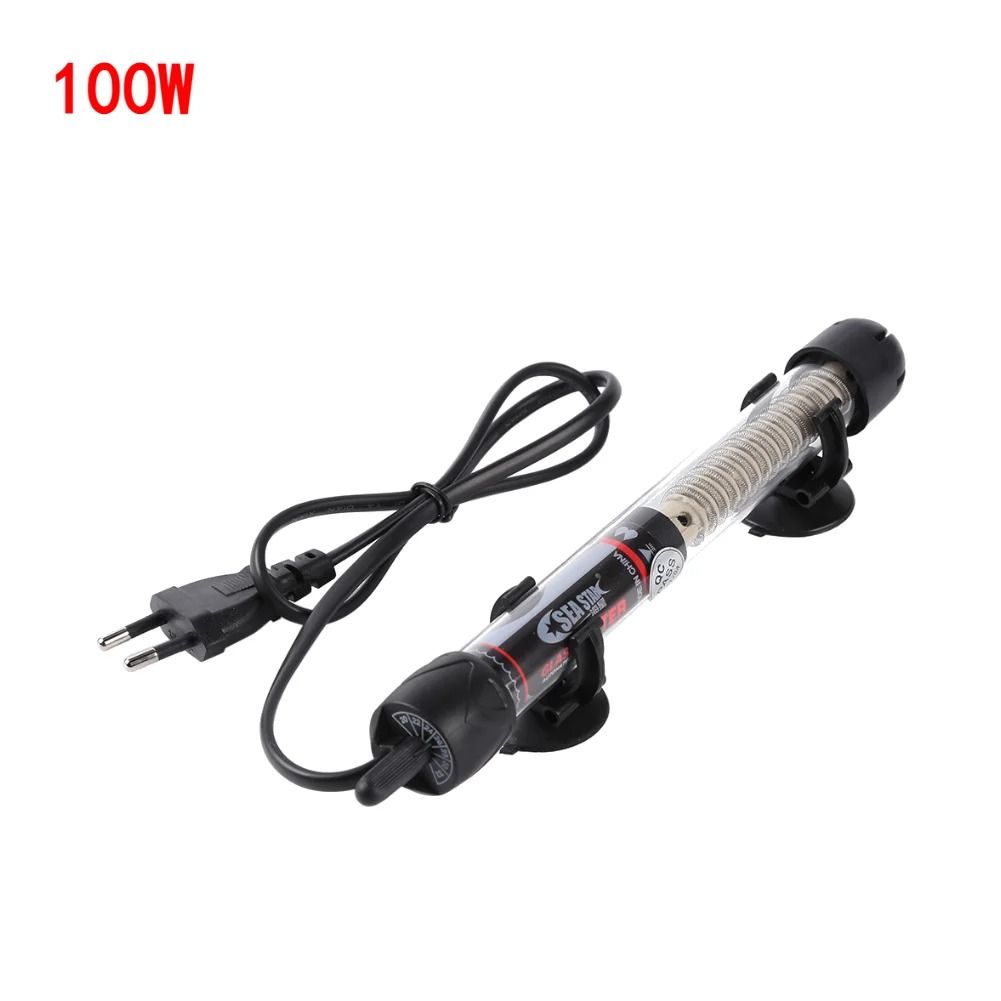 Aquarium Fish Tank Heater Adjustable Thermostat Rod 25W–300W