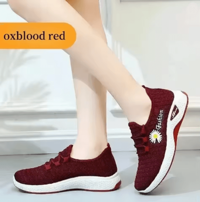 Womens Breathable Running Shoes Lightweight Soft Sole Casual Sneakers