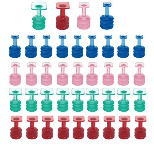 Car Dent Glue Pulling Tabs Set 10PCS Paintless Dent Repair Puller Tabs 7 to 12.9mm
