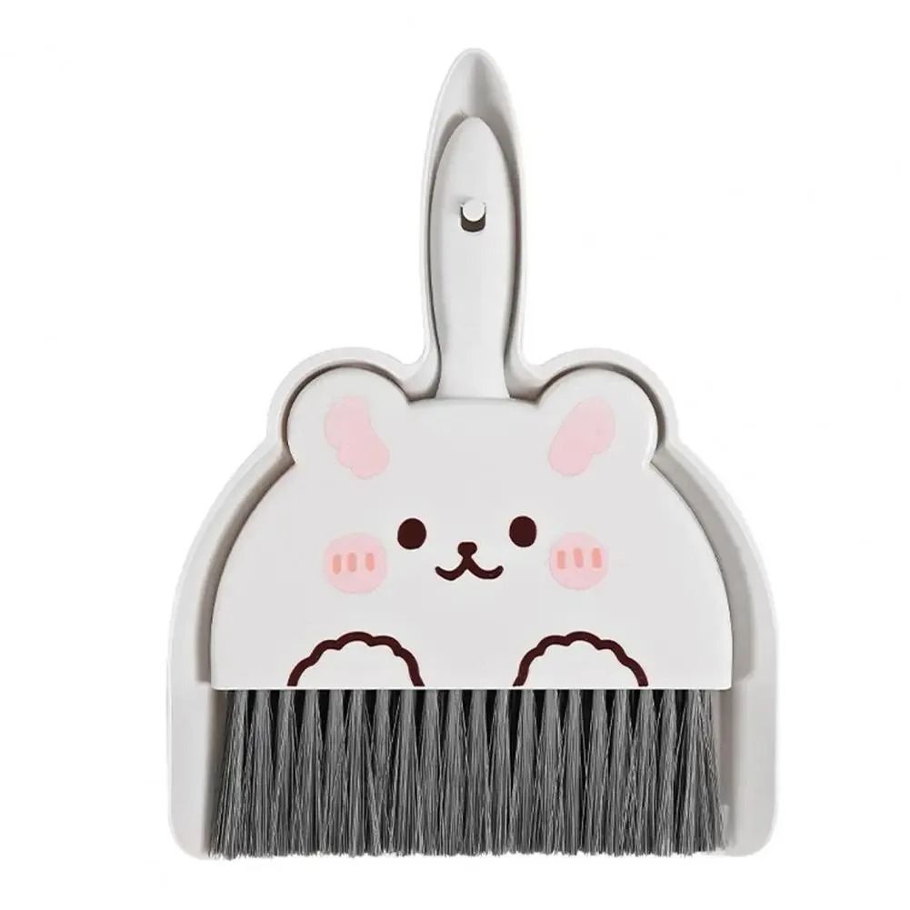 Cartoon Mini Broom & Dustpan Set – Desktop & Keyboard Cleaning Duo