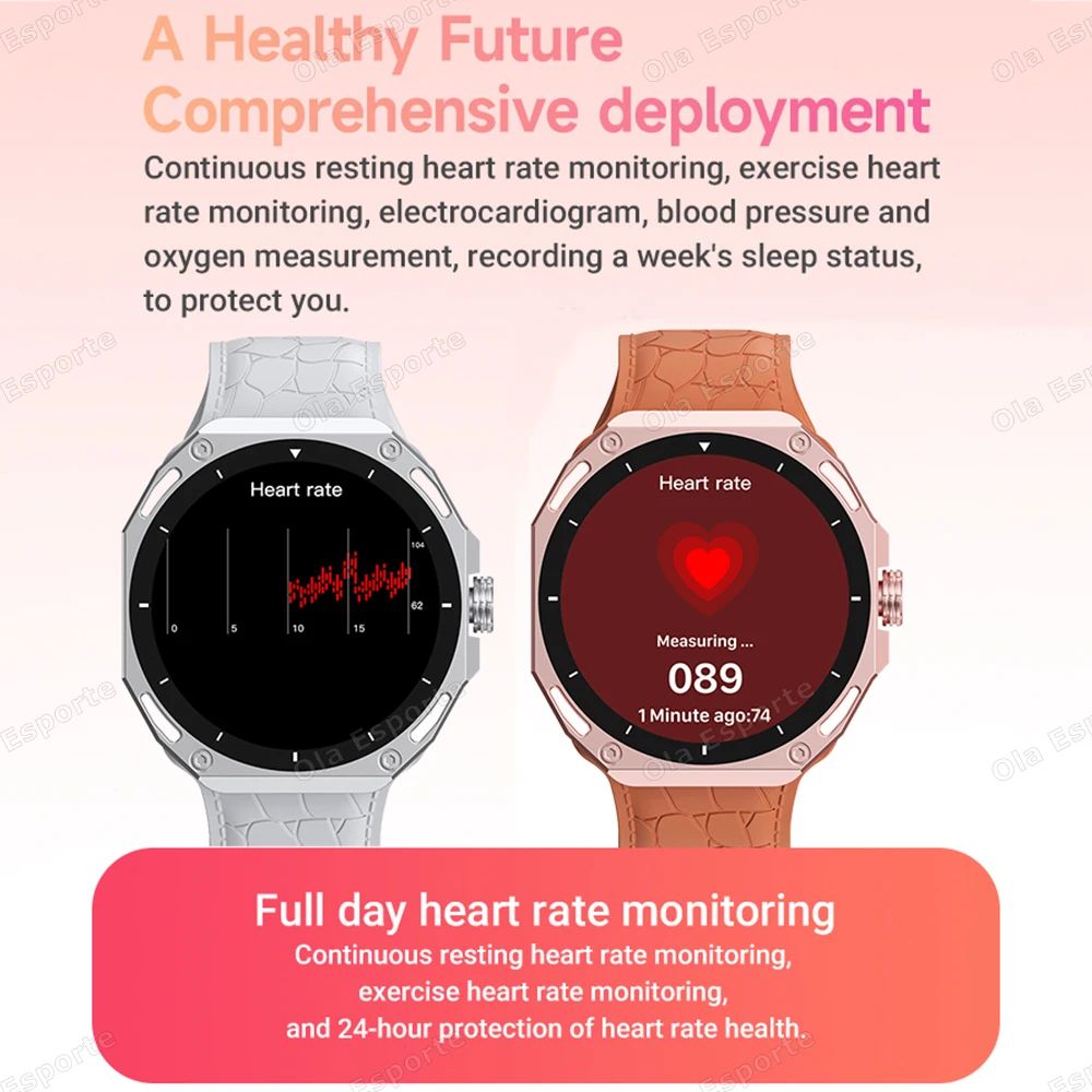 Smart Fitness Watch with AMOLED Display