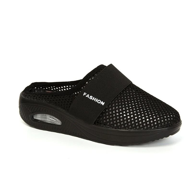 Women Wedge Sandals Open Toe Slip On Slippers