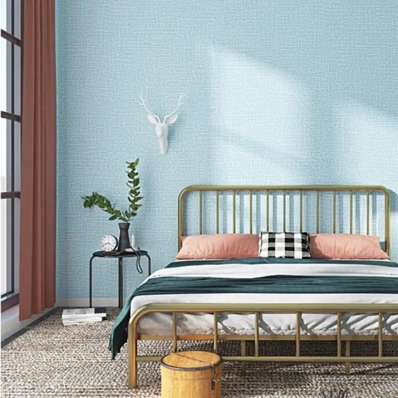 Self Adhesive 3D Wall Sticker Waterproof Cement Gray Wallpaper