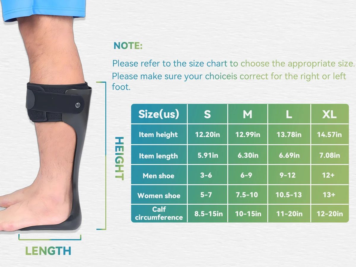 FreedomStep Lightweight AFO Drop Foot Brace for Daily Stability & Comfort