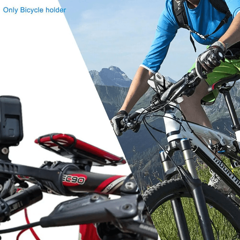 Universal Bike Phone Holder Shockproof Silicone Mount