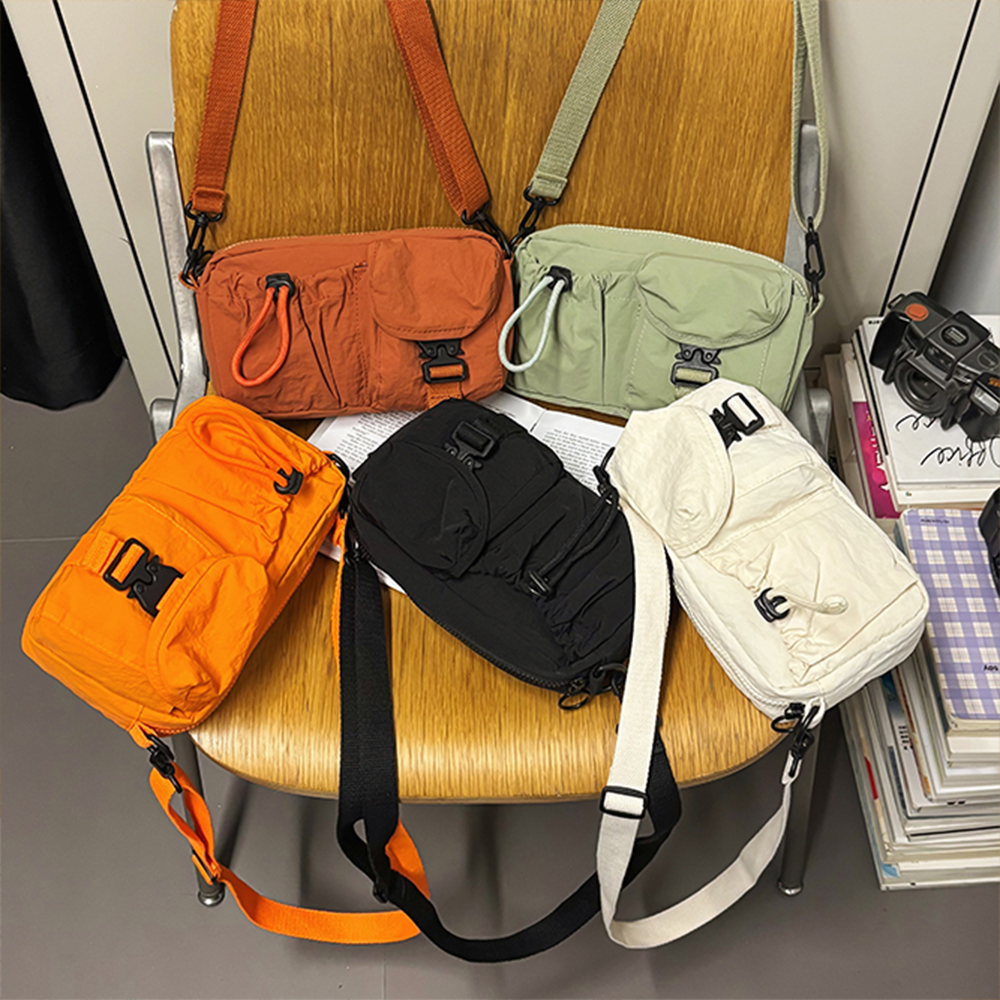 Lightweight Sports Crossbody Bag Multifunction Chest Bag Workwear Style Phone Sling
