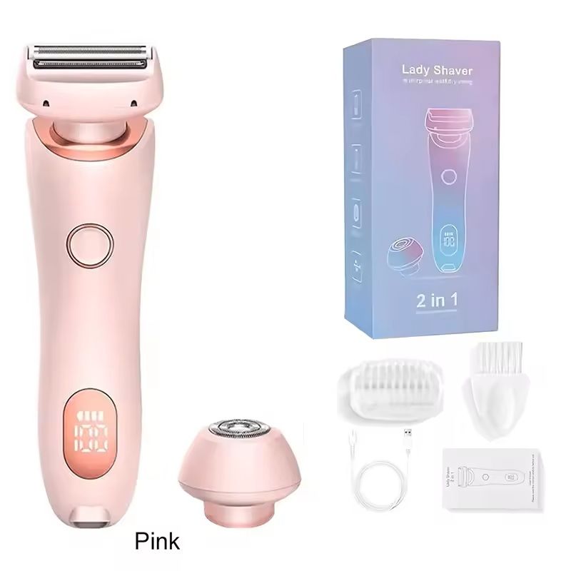2 in 1 Womens Electric Body and Face Trimmer