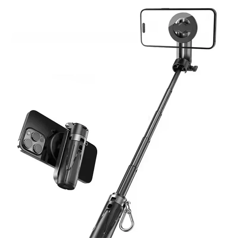 Pocket Mini Bluetooth Magnetic Selfie Stick with Tripod Stand Magsafe Travel Monopod